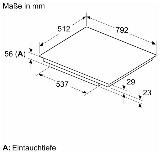 80 cm Induktionskochfeld 5 Kochzonen Serie 8 PXV82BDV1E autarkes 