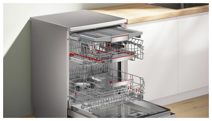 60 cm Geschirrspüler freistehend Sehr leise 14 Maßgedecke aquaStop Funktion Wärmetauscher Serie 8 SMS8TCI04E 