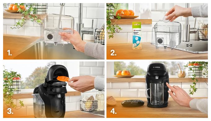 Kaffeekapsel Maschine  TAS112E Tassimo Style friendly (Schwarz) 