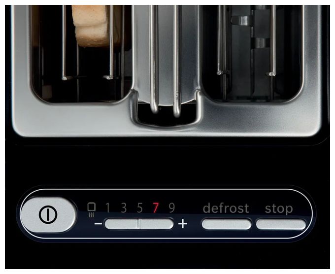 Toaster 860 W 2 Scheibe(n) 9 Stufen  TAT8613N Styline (Schwarz) 