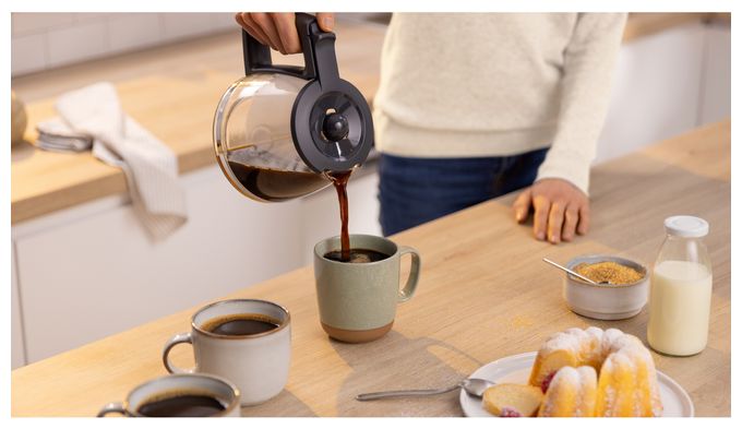 15 Tassen Filterkaffeemaschine 1,2 l  TKA2M111 MyMoment (Weiß) 