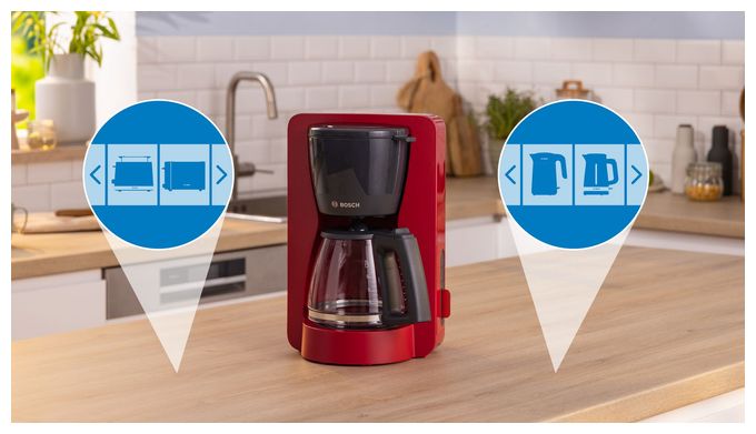 15 Tassen Filterkaffeemaschine 1,4 l  TKA3M134 MyMoment (Rot) 