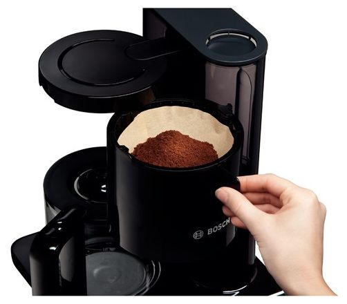 15 Tassen Filterkaffeemaschine 1,2 l  TKA8013 Styline (Schwarz) 