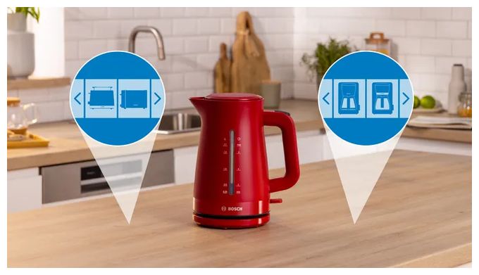 1,7 l Wasserkocher 2400 W  TWK3M124 MyMoment (Rot) 