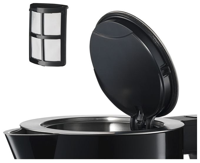 1,7 l Wasserkocher 1850 W  TWK7203 (Schwarz, Edelstahl) 