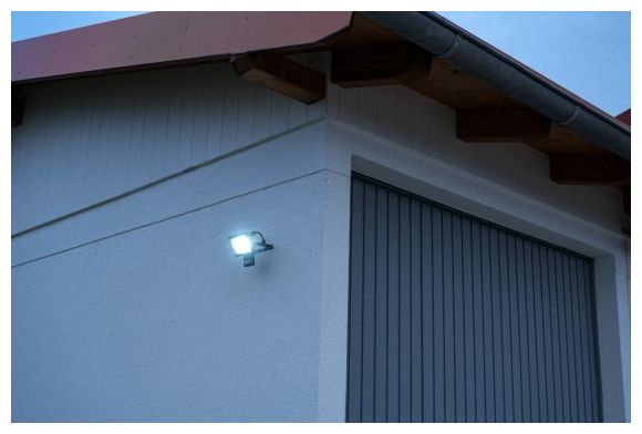 LED Strahler JARO 3060 P (LED Fluter zur Wandmontage für außen IP65, 20W, 2300lm, 6500K, mit Bewegungsmelder) 