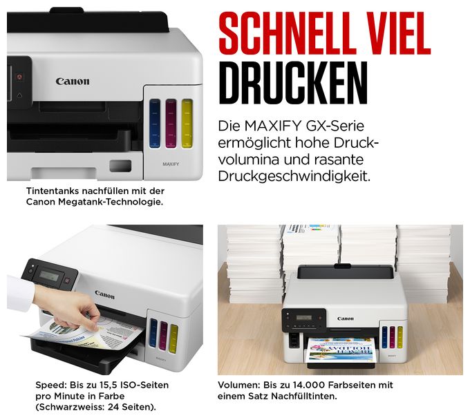 All in One A4 Tintenstrahl Drucker 600 x 1200 DPI Maxify GX4050 
