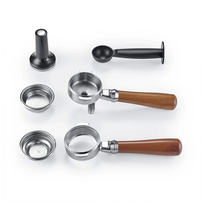 Siebträger Kaffeemaschine 19 bar 3000 W  1825 Espresso Gourmet Advanced (Silber) 