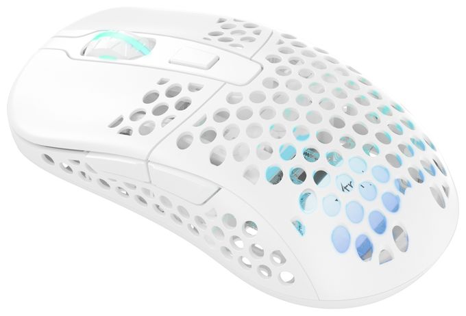 19000 DPI Gaming Maus Optisch  M42 RGB (Weiß) 