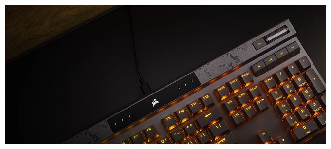 RGB-LED Gaming Tastatur USB  K70 Max (Schwarz) 