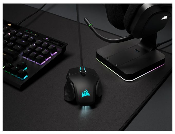26000 DPI Gaming Maus Optisch  M65 RGB Ultra (Schwarz) 