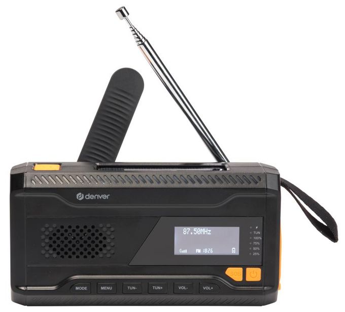 DAB+, FM Radio Tragbar  SCD-2033 (Schwarz) 