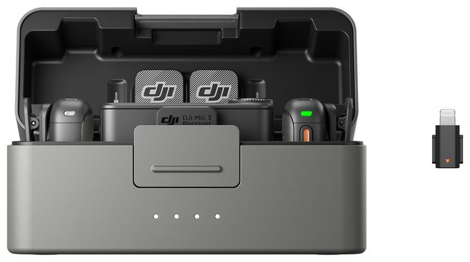  Mic 3 (2TX+1 RX+Charging Case) (Schwarz) 