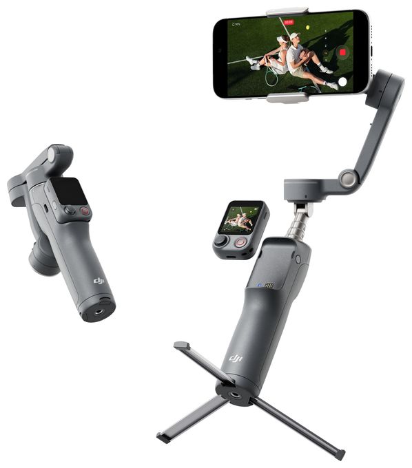 Stativ Gimbal für Smartphone faltbar Bluetooth  Osmo Mobile 8P Standard Combo (Schwarz) 
