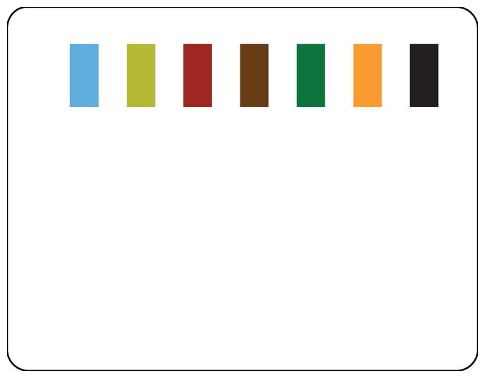 DYMO Original LabelWriter Etiketten für Lagerbewegungen | 54 mm x 70 mm | Farbcodierte Etiketten für die Vorratsrotation in der Großküche an | 400 Etiketten | für LabelWriter-Beschriftungsgerät 