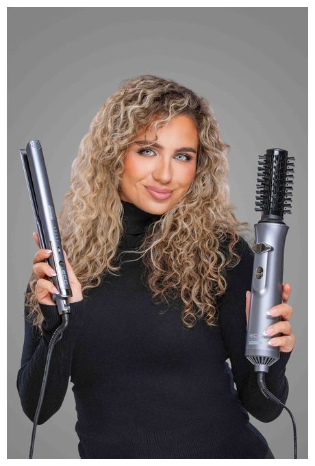 Warmluftbürste 1200 W  Modifica Hairbrush Moonstone (Grau) 
