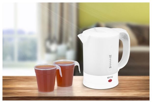 0,5 l Wasserkocher 1000 W  RK500 Travel lite (Weiß) 