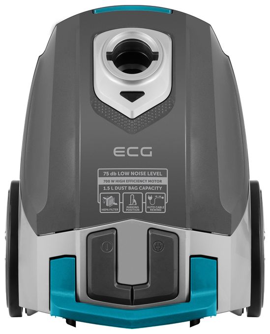 Bodenstaubsauger Beutellos 700 W HEPA  VP S1050 (Türkis, Grau) 