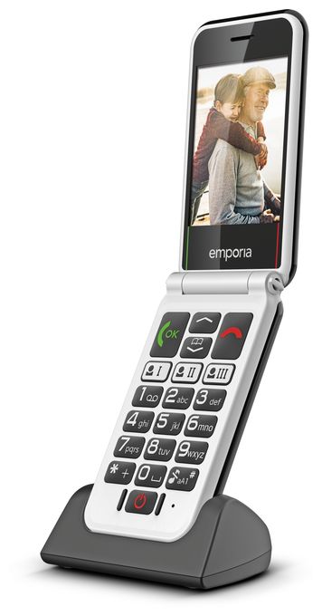 4G Smartphone 7,11 cm (2.8 Zoll) Single SIM  SimpliCity glam (Schwarz) 