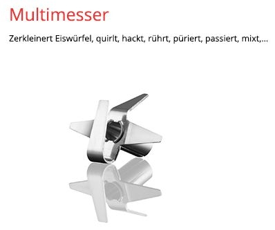 Stabmixer 120 W 2 Stufen  M100D Design Zauberstab (Weiß) 