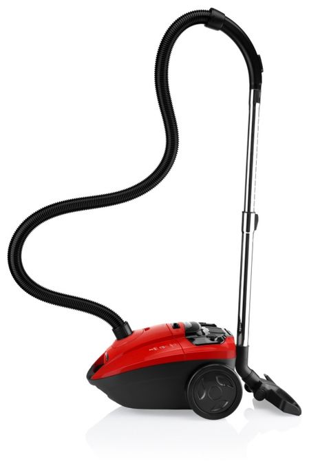 Bodenstaubsauger mit Staubbeutel 800 W HEPA  Diego (Rot) 