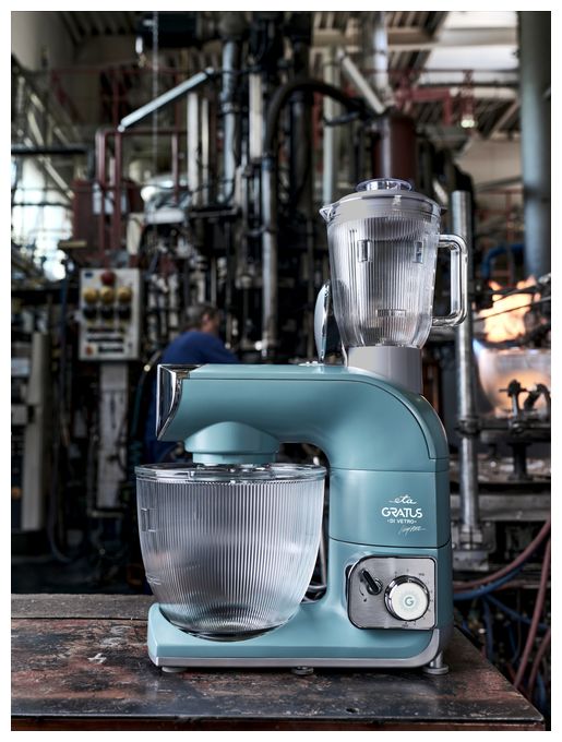 1200 W Küchenmaschine 5 l  Gratus di Vetro (Grün, Edelstahl) 