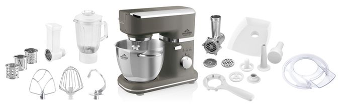 800 W Küchenmaschine 4,5 l  Gratussino Bravo II (Braun) 