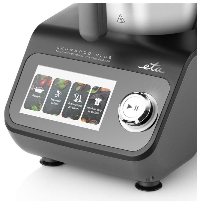 600 W Küchenmaschine 3,5 l mit Waage  Leonardo Plus (Schwarz, Grau) 