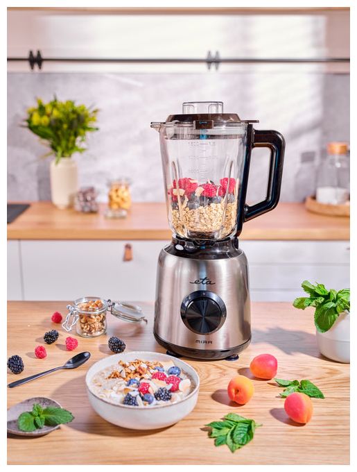 1,5 l Standmixer 3 Geschwindigkeiten 1200 W  Mira (Schwarz) 