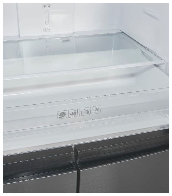 Side-by-Side Kühl-/ Gefrierkombination 237 l / 135 l 210 kWh NoFrost 1800 mm x 790 mm  MD365-125-040D (Anthrazit) 