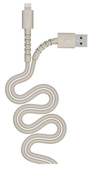 Stecker Rundkabel Lightning auf USB A 2 m  2ULC201SS (Beige) 