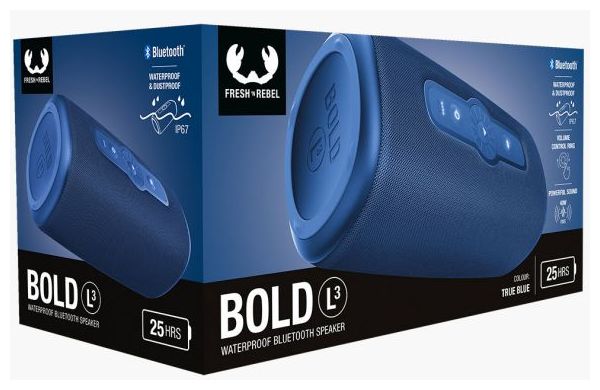 40 W Bluetooth Lautsprecher IP67 Laufzeit bis 25 h  Rockbox Bold L3 (Violett) 