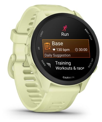 Digital 30 mm Smartwatch Rund  Forerunner 70 (Limette) 