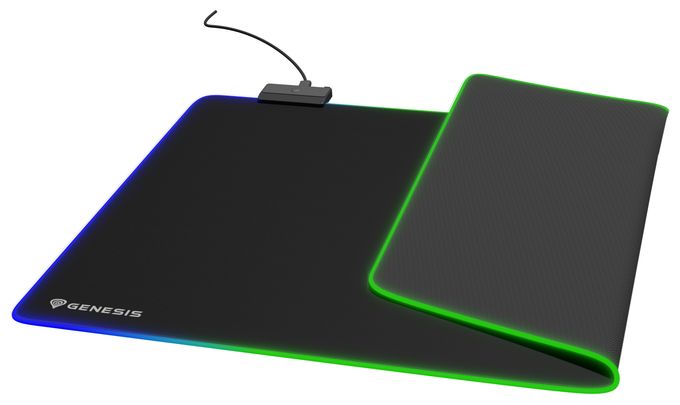 Mauspad  Boron 500 XXL RGB (Schwarz) 