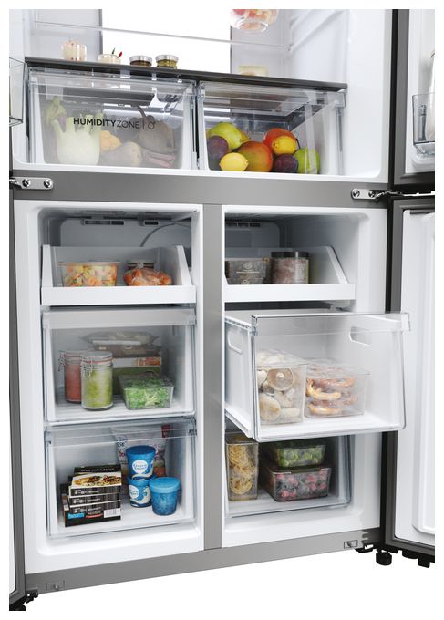 Side-by-Side Kühl-/ Gefrierkombination 307 l / 156 l 232 kWh NoFrost 1815 mm x 833 mm  HCR7818DWPT (Schwarz) 