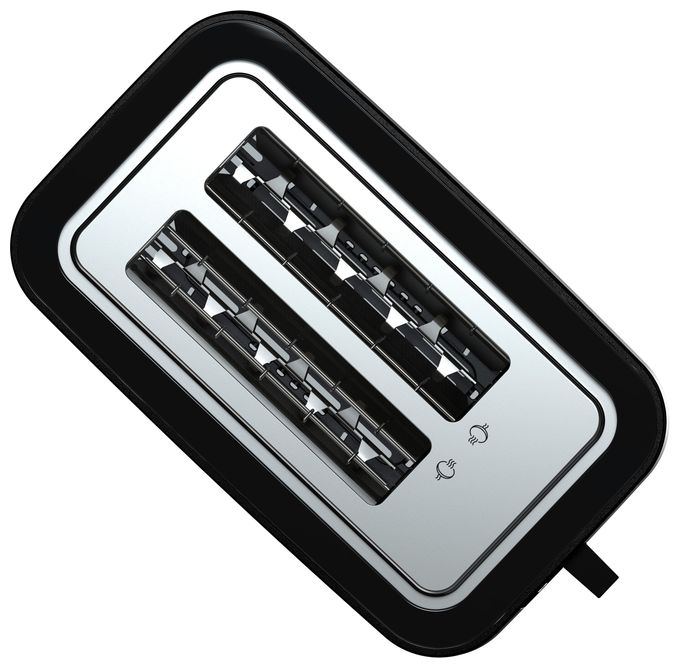 Toaster 1150 W 4 Scheibe(n) 7 Stufen  HTO5A3011 (Schwarz) 