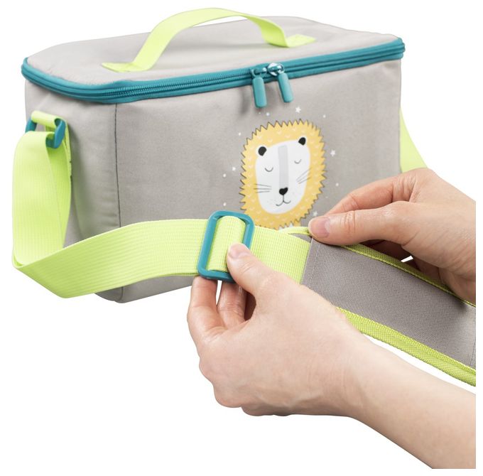  132433 Lucky Lion - Tasche für Tonie Box (Grün, Grau) 