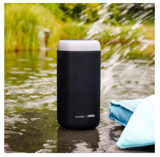 30 W Bluetooth Lautsprecher IPX4 Laufzeit bis 12 h  188230 Glow Pro (Schwarz) 