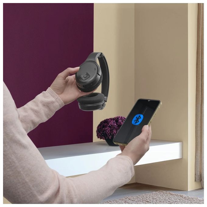 Over Ear Bluetooth Kopfhörer kabelgebunden&kabellos 16 h Laufzeit  221847 Fernseh (Schwarz) 
