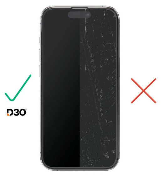 Klare Bildschirmschutzfolie gehärtetes Glas 10H für  Apple iPhone 15 Pro Bruchfest, Schlagfest, Schlagfest, Kratzresistent, Splitterfrei, Schockresistent 222764 Extreme Protect 