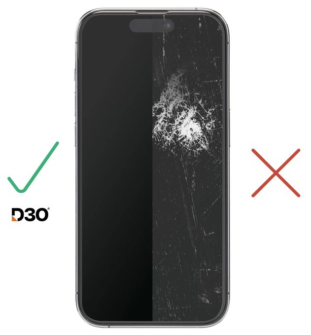 Klare Bildschirmschutzfolie Kunststoff 9H für  Apple iPhone 16 Plus Schlagfest, Kratzresistent, Splitterfrei, Schockresistent 222792 Super Hybrid 