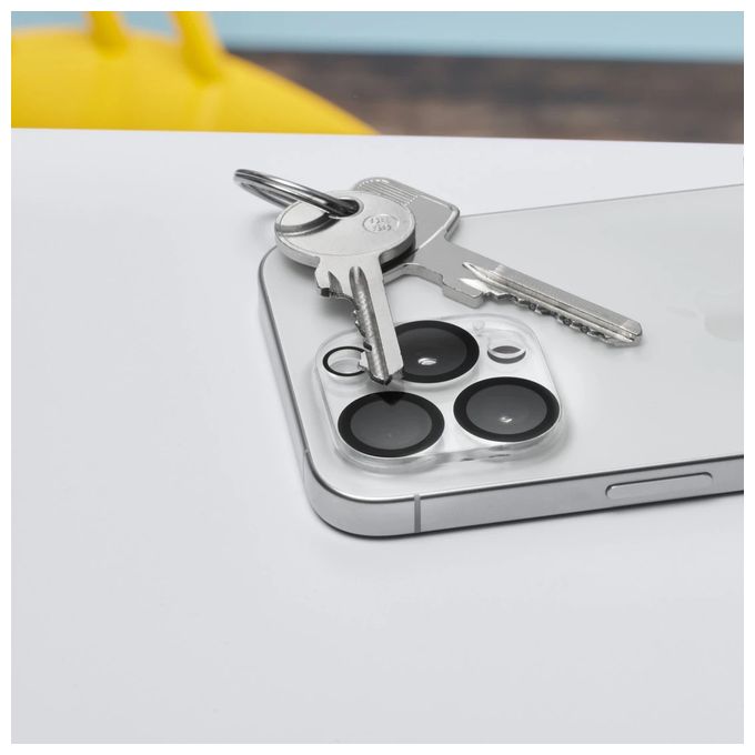 Kameraobjektivschutz gehärtetes Glas 9H für  Apple iPhone 16 Pro / 16 Pro Max Schlagfest, Schlagfest, Kratzresistent 222794 Cam Protect 