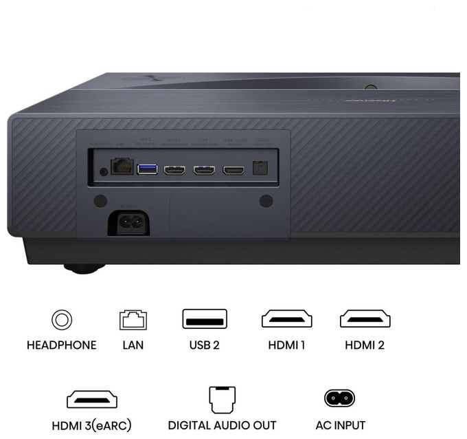 UHD 4K (3840x2160) Laser Ultra-Short-Throw-Projektor  PT1 GMG 4K Smart Laser Cinema (Schwarz) 