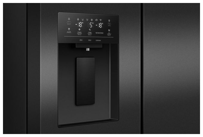 Side-by-Side Kühl-/ Gefrierkombination 304 l / 87 l 235 kWh NoFrost 1785 mm x 794 mm  RQ5P470SYFD (Schwarz) 