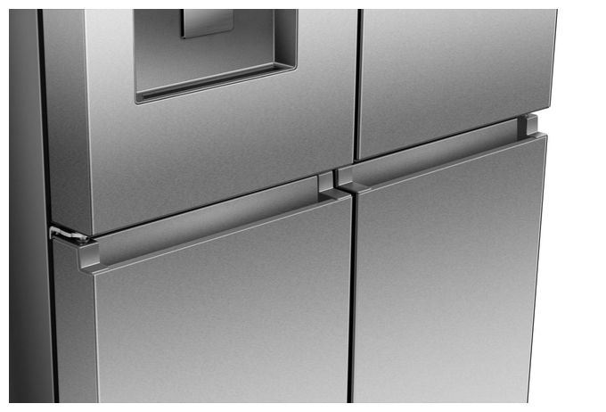 Side-by-Side Kühl-/ Gefrierkombination 304 l / 87 l 235 kWh NoFrost 1785 mm x 794 mm  RQ5P470SYID (Grau, Edelstahl) 