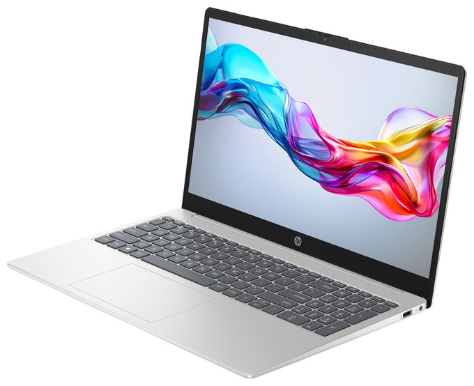 Full HD Notebook 39,6 cm (15.6 Zoll) 1920 x 1080 Pixel 4 GB Ram 128 GB UFS Windows 11 Home in S mode Intel® N max. 3,4 GHz  15-fd0511ng (Silber) 