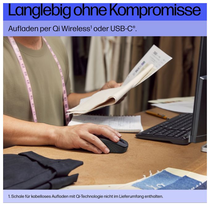 4000 DPI Büro Maus  690 (Schwarz) 
