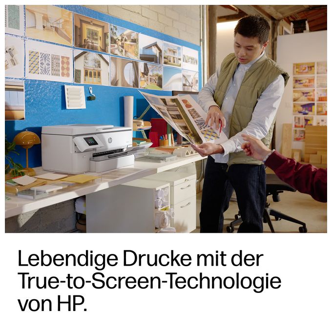 OfficeJet Pro 9720e Wireless All-in-One Farbe Drucker, Beidseitiger Druck; Kopierer, Scanner 