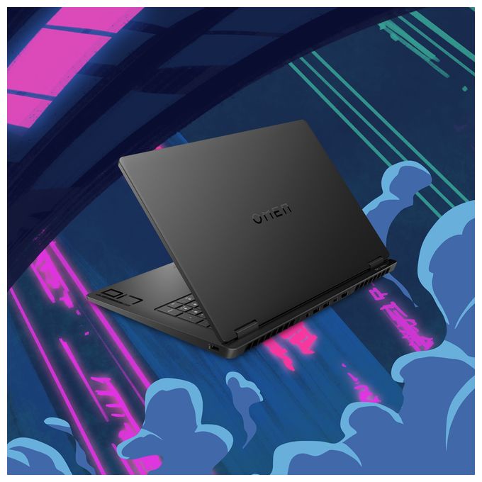 Quad HD Notebook 43,9 cm (17.3 Zoll) 2560 x 1440 Pixel 1 TB SSD Windows 11 Home AMD Ryzen 7 max. 5,1 GHz  Omen 17-db0679ng (Schwarz) 