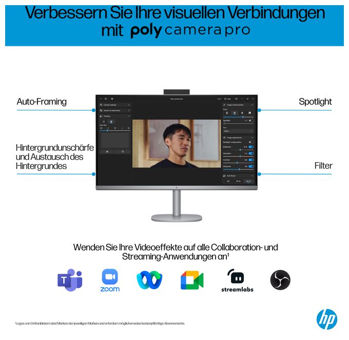 All-in-One-PC 80 cm (31.5 Zoll) Intel Core Ultra 7 32 GB Ram 1 TB SSD Windows 11 Home intern OmniStudio X 32-c0670ng 
